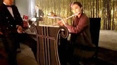 拍攝花絮之范冰冰、柳云龍片場(chǎng)秀才藝