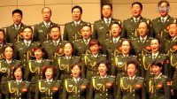 大合唱《半個月亮爬上來》等，老任上傳。西安退役軍官合唱團展演節目，2016.12.11拍攝。