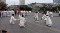 陳云線隊龍港重陽節(jié)表演花樣集體6人太極劍