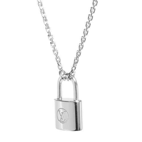 Louis Vuitton(路易威登) Lockit 銀質(zhì)項(xiàng)鏈