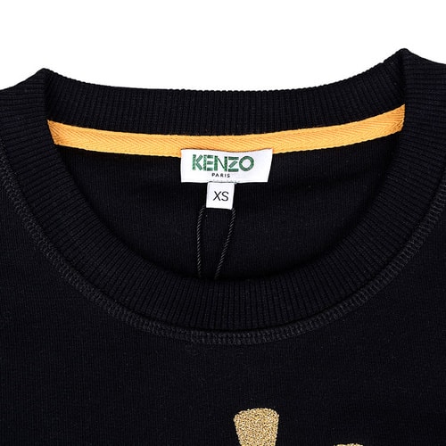 KENZO/高田賢三 猴年限量款 金色刺繡眼睛系列圓領純棉長袖 女士男士衛衣