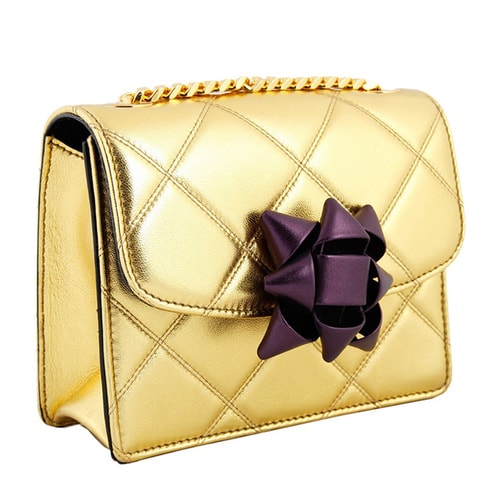 【包郵包稅】Marc Jacobs/馬克雅各布斯 女士 真皮 網(wǎng)格紋路 單肩包 EB
