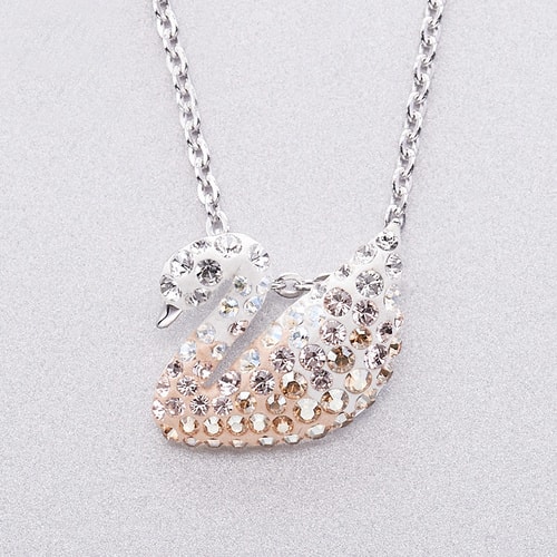 Swarovski/施華洛世奇 新款漸變水晶天鵝鎖骨項(xiàng)鏈小號 5215038