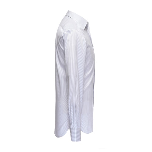 ERMENEGILDO ZEGNA/杰尼亞 尖領(lǐng)純棉條紋休閑襯衫 803126 男士襯衫