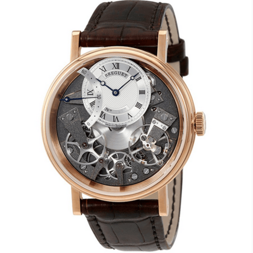 Breguet/寶璣傳統系列18K玫瑰金機械男表7097BR/G1/9WU