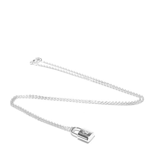 Louis Vuitton(路易威登) Lockit 銀質(zhì)項(xiàng)鏈