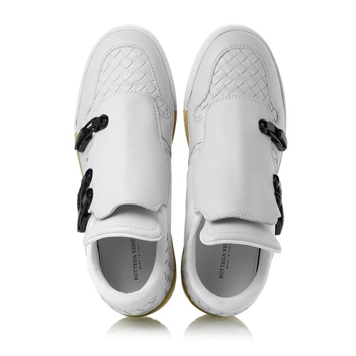 Bottega Veneta/葆蝶家 牛皮 編織 男士運動鞋