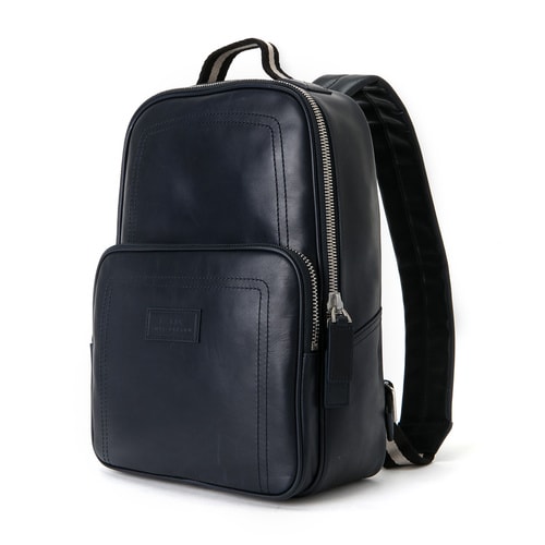 BALLY/巴利 男士牛皮手提雙肩包 TRANSFER SM/507 深藍色