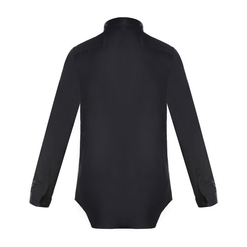 DIOR/迪奧 尖領(lǐng)棉質(zhì)純色長(zhǎng)袖襯衫 563C523B1223 903 男士襯衫