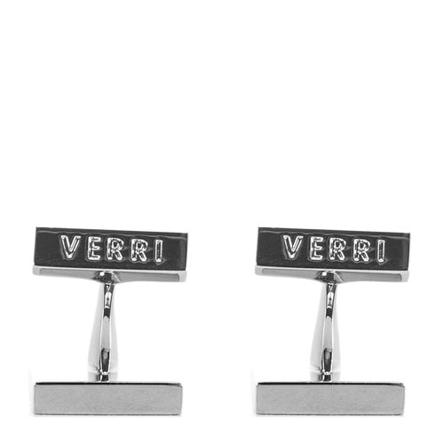 VERRI/VERRI 黑色V字高檔時(shí)尚袖扣 材質(zhì):金屬,