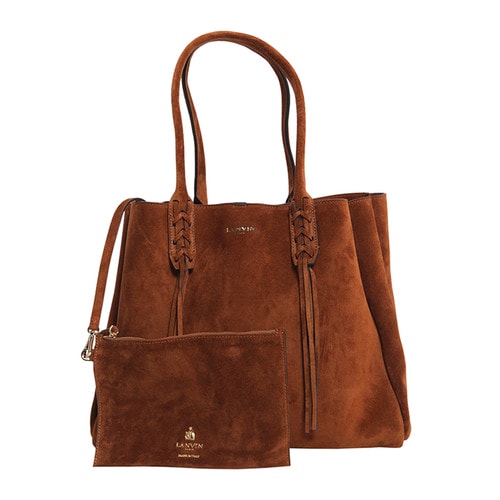 Lanvin/浪凡 女士 logo點(diǎn)綴 手提包 EB