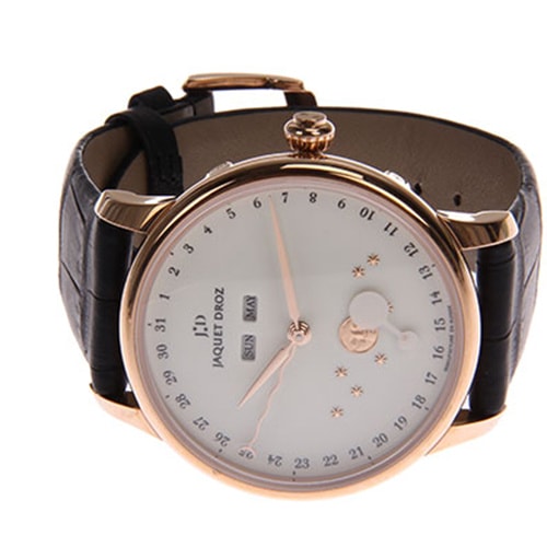 JAQUET DROZ/雅克德羅 玫瑰金月相年歷自動(dòng)腕表J012633203