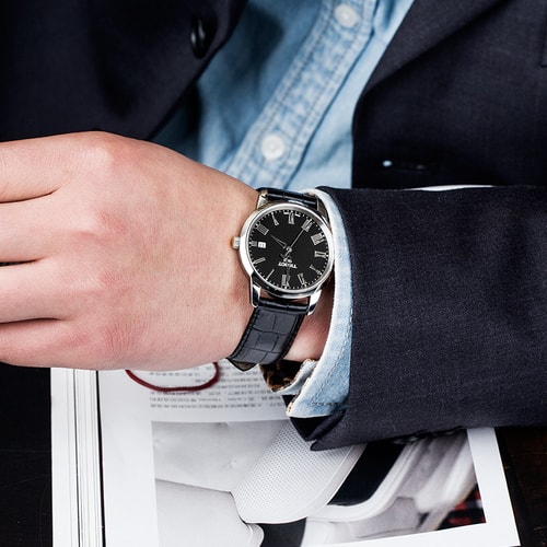 TISSOT/天梭手表 T-CLASSIC系列時尚潮流石英皮帶男表T033.410.16.053.01
