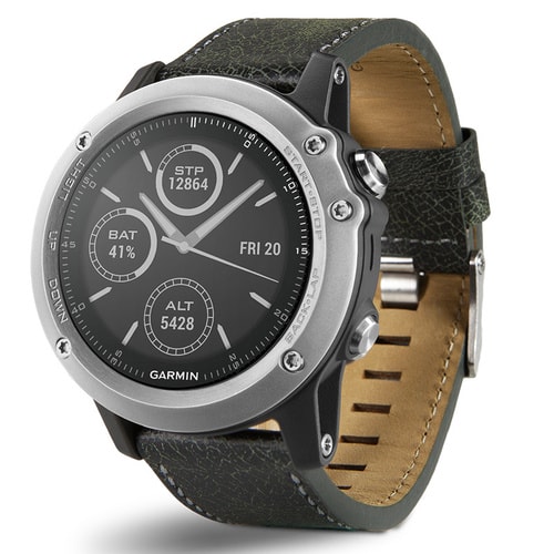 Garmin/佳明Fenix3 鈦合金飛耐時3 GPS智能戶外手表 （含真皮表帶+運動表帶）