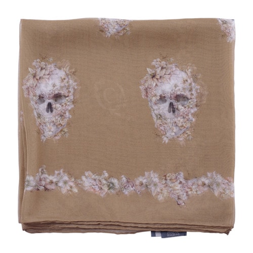 Alexander McQueen/亞歷山大麥昆 時(shí)尚骷髏頭圍巾3154701547Q3510