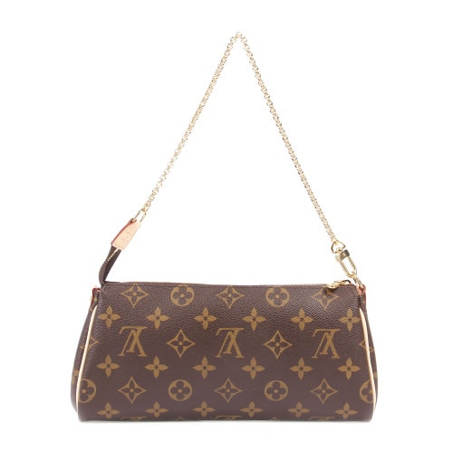 Louis Vuitton/路易威登 EVA 女士手提鏈條斜挎包(配皮肩帶） 特價 M95567 帆布/配皮