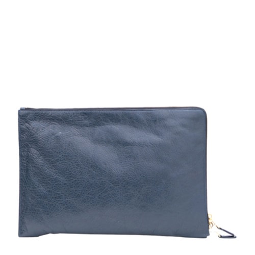 Balenciaga/巴黎世家 女士藍(lán)色羊皮手拿包 370994 D940G 4012