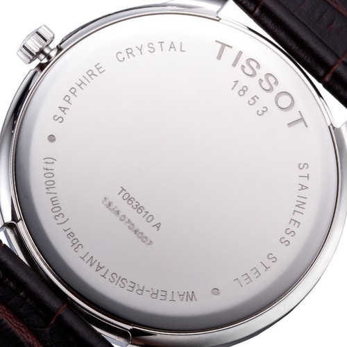 TISSOT/天梭經(jīng)典系列 男士石英T063.610.16.037.00 全球聯(lián)保