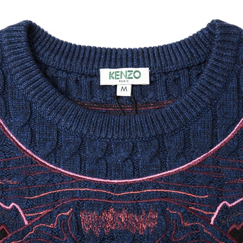 KENZO/高田賢三 男潮流時(shí)尚針織衫