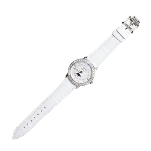 BLANCPAIN/寶珀 月相鑲鉆 機(jī)械女表 3663A-4654-55B