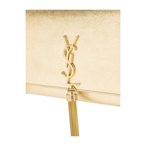 Yves saint Laurent/圣羅蘭 Kate Monogram系列YSL金屬logo標識流梳裝飾牛皮女士鏈條單肩包#354119 DUZ0J 8030