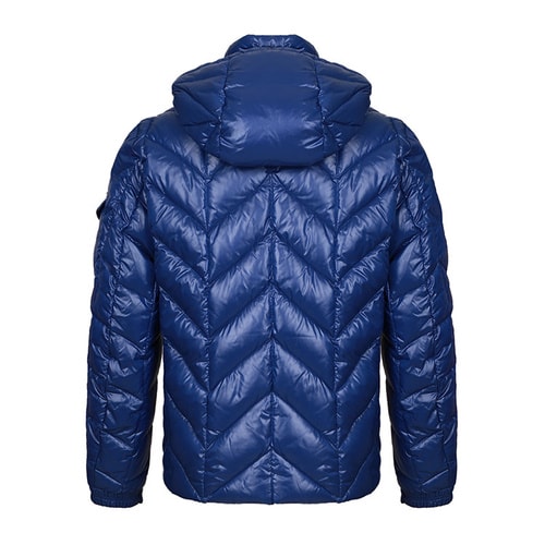 Moncler/蒙克萊 鵝絨 千鳥格男士連帽羽絨服 男士外套