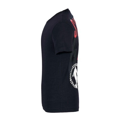 BIKKEMBERGS/畢蓋帕克 男士T恤 純棉膠質(zhì)logo點(diǎn)綴男士短袖T恤