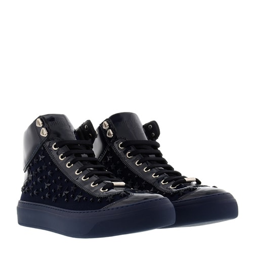 Jimmy Choo/周仰杰 男士 真皮 五角星浮雕 運(yùn)動鞋 BR
