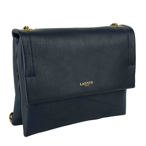 【包郵包稅】Lanvin/浪凡 女士 羊皮 logo點(diǎn)綴 單肩包 BR