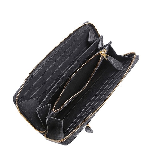 Balenciaga/巴黎世家中性款式機(jī)車(chē)包錢(qián)包羊皮253053 D940G 1110