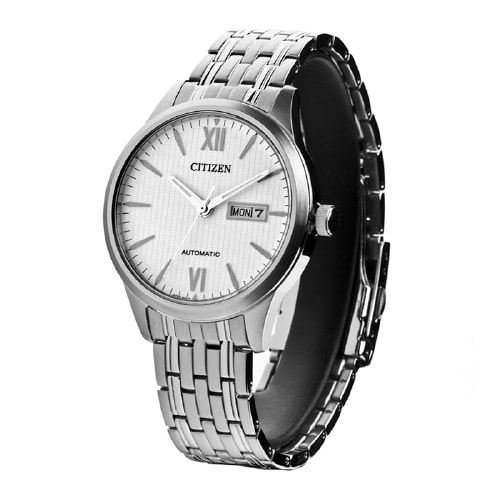 Citizen/西鐵城 自動機(jī)械簡約大氣男士腕表NP4070-53AB