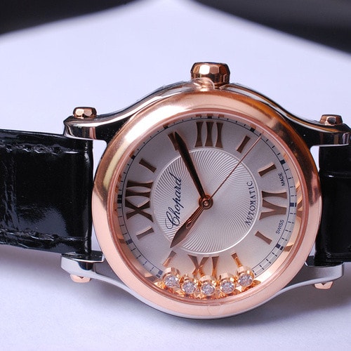 Chopard/蕭邦Happy Sport系列女士自動(dòng)機(jī)械腕表278573-6001