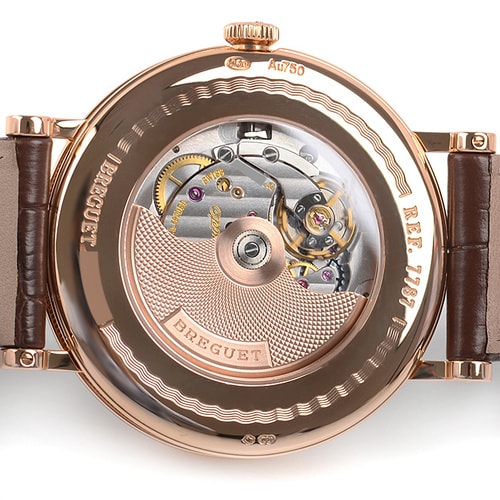 Breguet/寶璣經(jīng)典系列18K 玫瑰金陶瓷表盤自動(dòng)機(jī)械男士腕表7787BR/29/9V6