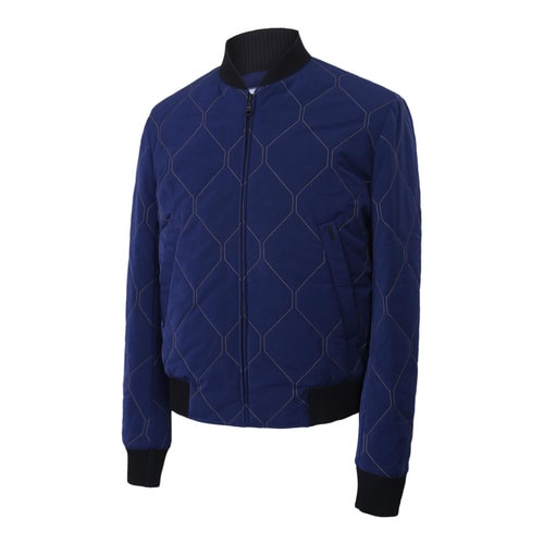 KENZO/高田賢三 藏藍色長袖立領夾克男士外套 1MB 5BL102 78