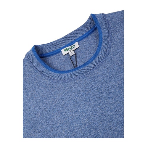 KENZO/高田賢三 小圖案logo長袖圓領男士衛(wèi)衣4MA