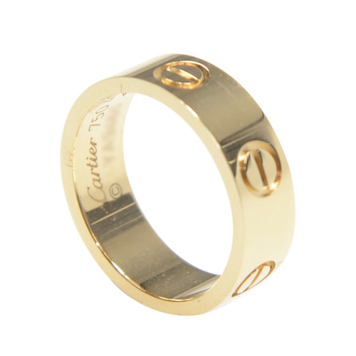 CARTIER/卡地亞 love18K黃金女性戒指\指環 B4084600