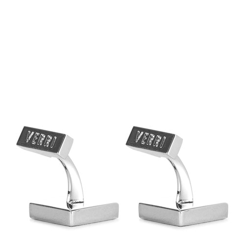 VERRI/VERRI 黑色V字高檔時(shí)尚袖扣 材質(zhì):金屬,