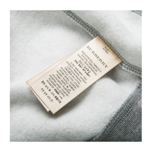 BURBERRY/博柏利 男士時尚簡約棉質(zhì)拉鏈衛(wèi)衣
