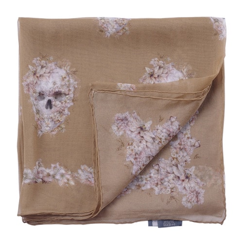 Alexander McQueen/亞歷山大麥昆 時(shí)尚骷髏頭圍巾3154701547Q3510